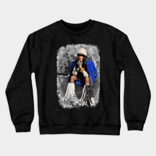 Erykah Badu Fan Art Blue Crewneck Sweatshirt